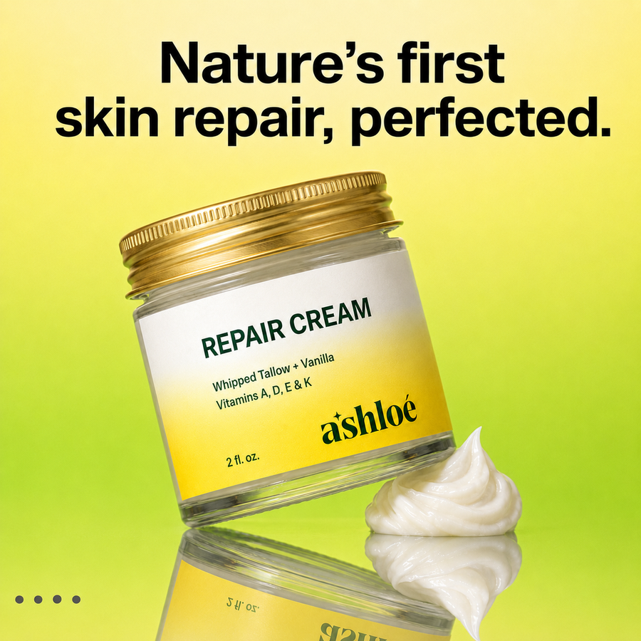 Ashloé Repair Cream tilted jar