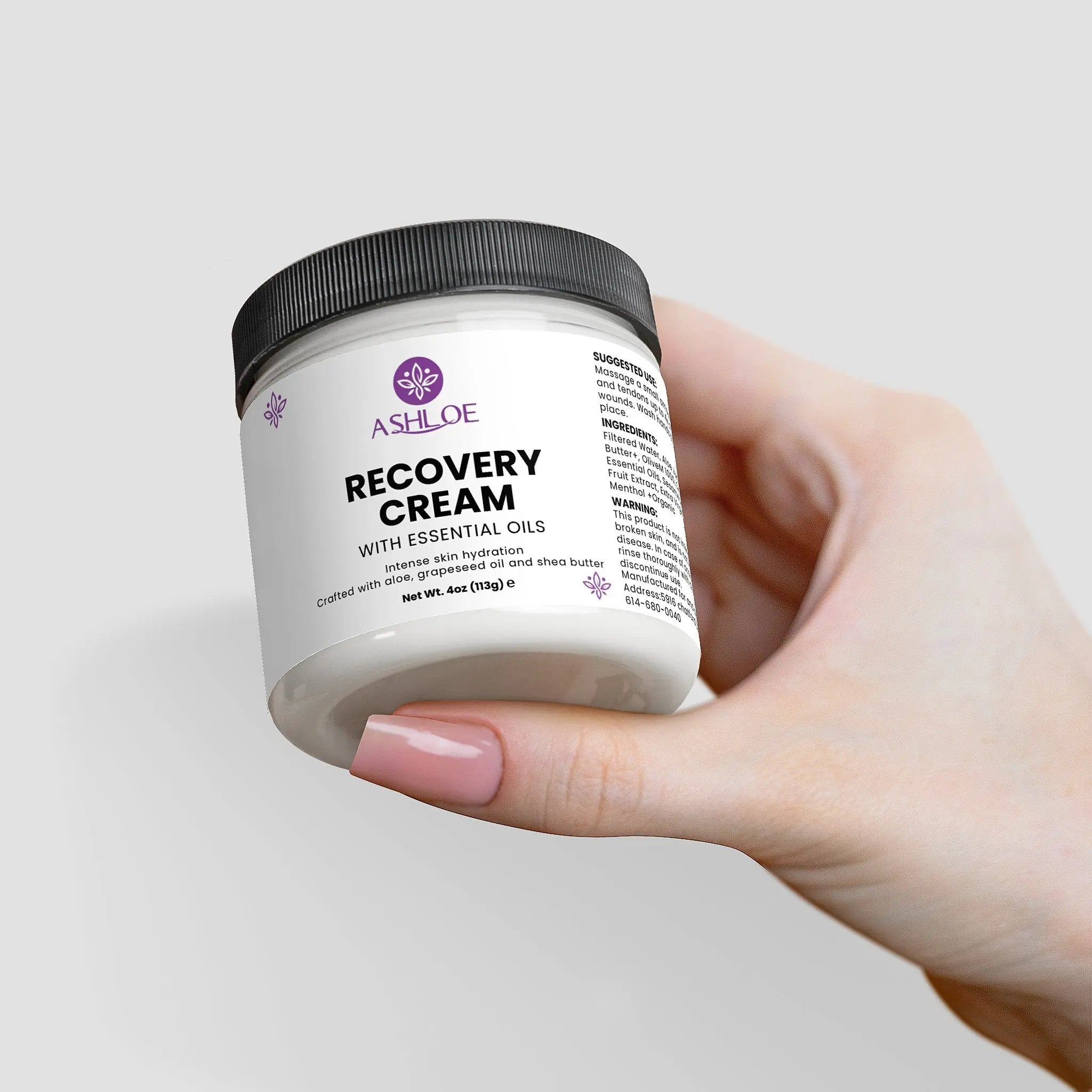 Recovery Cream Ashloe Store LLC