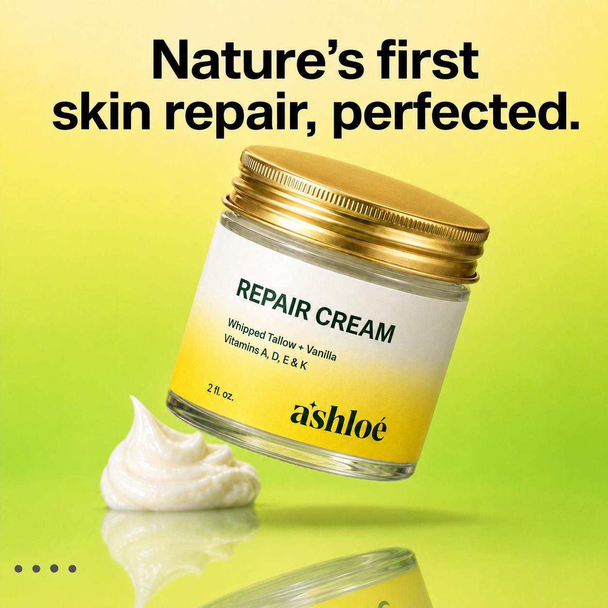 Ashloé Repair Cream floating jar