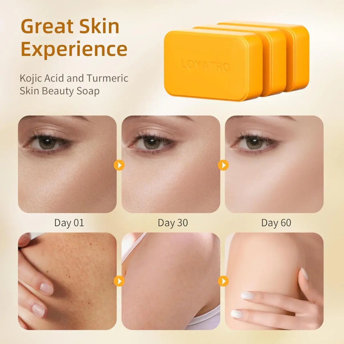 Kojic Acid & Turmeric Soap Ashloe-store